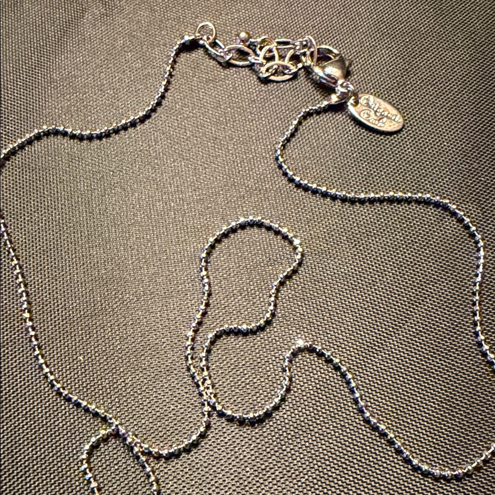 Origami Owl Shimmering Silver Necklace